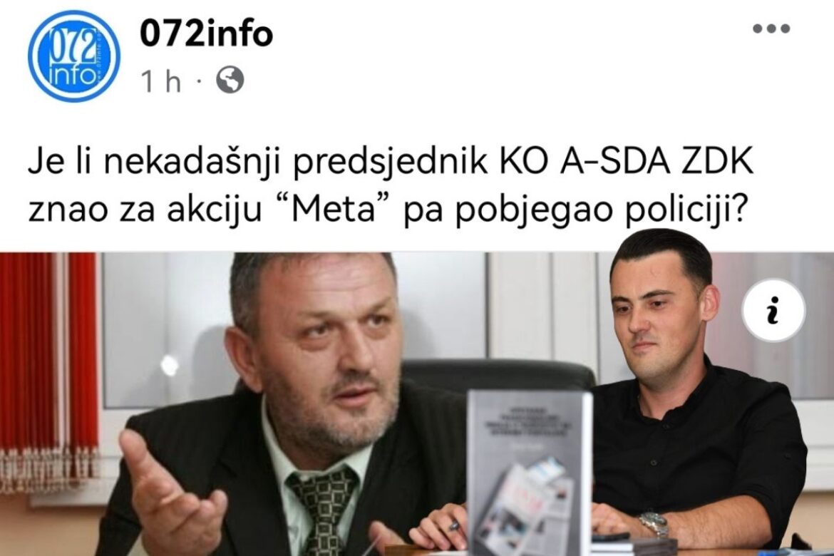Zaposlenik GU Zenica putem privatnog portala opet miješa babe i žabe, a kad mu se šef sakrivao od policije to je bio ‘politički proces’