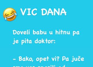 VIC DANA: Baka u hitnoj