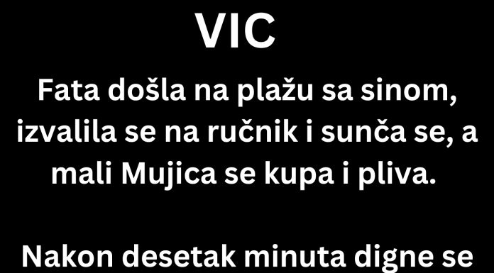 VIC DANA: Fata sa sinom na plaži