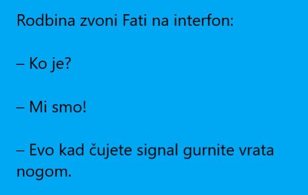 VIC DANA: Rodbina došla kod Fate