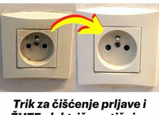 Trik za čišćenje prljave i ŽUTE električne utičnice (i da godinama izgleda kao nova)!