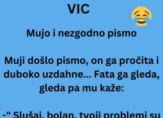 VIC DANA: Mujo i nezgodno pismo