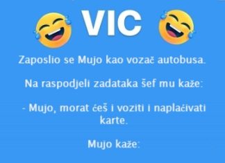 VIC DANA: Mujo vozi autobus