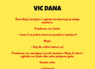 VIC DANA: Mujo kupio naočale