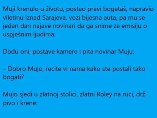 VIC DANA: MUJO POSTAO BOGATAŠ