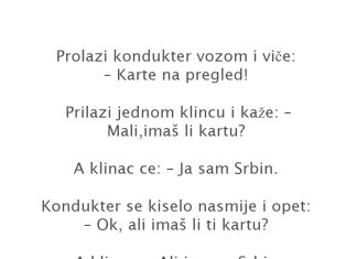 VIC DANA: KONDUKTER I SRBIN