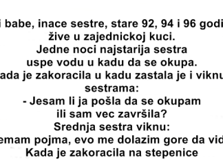 VIC DANA: TRI BABE, INAČE SESTRE, STARE 92, 94 I 96 GODINA ŽIVE U ZAJEDNIČKOJ KUĆI…