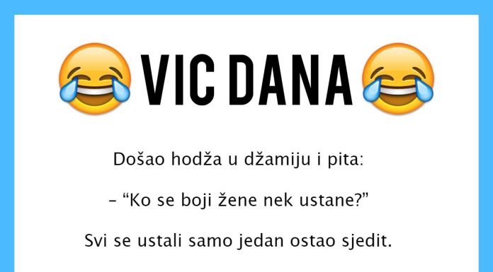 VIC DANA: Došao hodža u džamiju