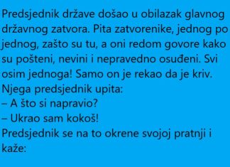 VIC DANA: Predsjednik u zatvoru