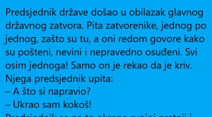 VIC DANA: Predsjednik u zatvoru