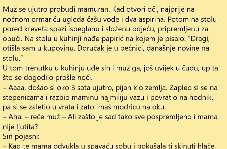 VIC DANA: Čaša vode i dva aspirina
