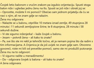 VIC DANA: Letio balonom pa se izgubio