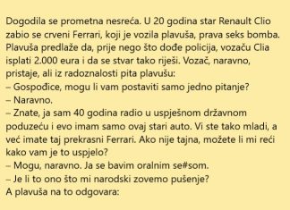 VIC DANA: Sudarili se Clio i Ferrari