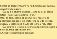 VIC DNA: Crnogorac na plaži