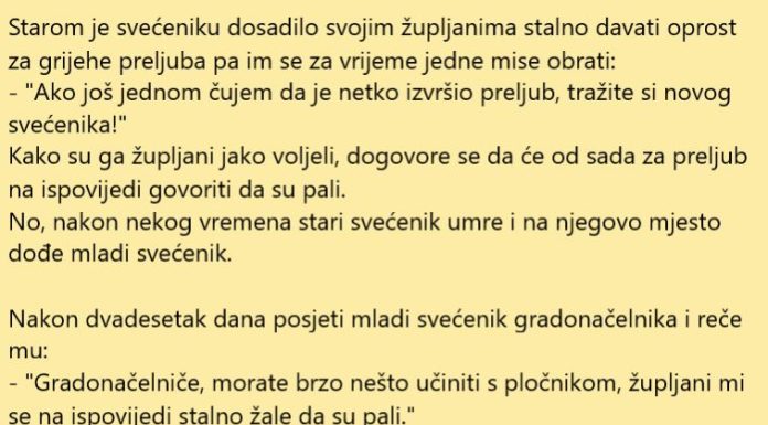VIC DANA: Došao mladi svećenik