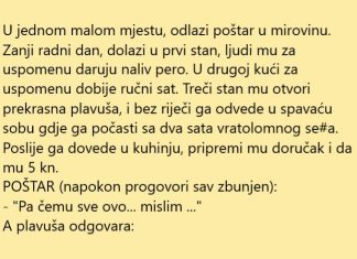 VIC DANA: Poštar odlazi u mirovinu