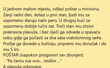 VIC DANA: Poštar odlazi u mirovinu