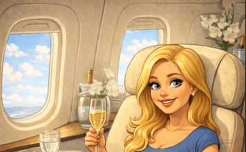 VIC DANA: Plavuša u avionu