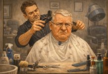 VIC DANA: Došao Šešelj na šišanje