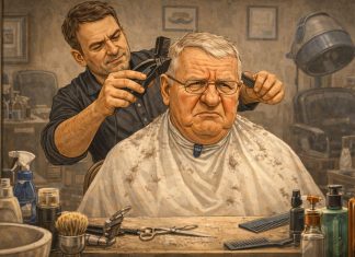 VIC DANA: Došao Šešelj na šišanje