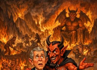 George Bush došao u pakao