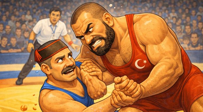VIC DANA: Mujo šampion u hrvanju