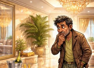 Jacuzzi hidromasažna kada u luksuznom hotelu