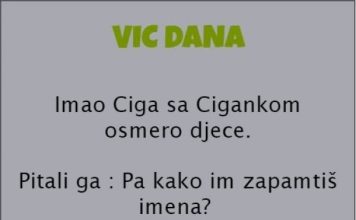 Imao Ciga sa cigankom osmero djece