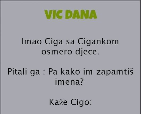 Imao Ciga sa cigankom osmero djece