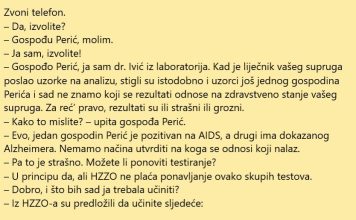 VIC DANA: Laboratorijski nalazi
