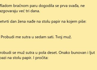 VIC DANA: Prva bračna svađa