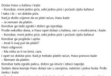 Haso časti cijelu kafanu