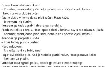 Haso časti cijelu kafanu