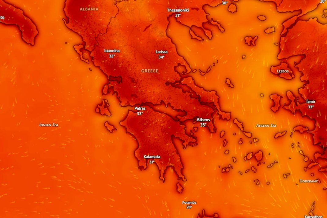 STIŽE NAJDUŽI TOPLOTNI TALAS OVE SEZONE: Živa ide preko 40 stepeni, noći bez osveženja ISCRPIĆE SVE! Pakao u Grčkoj na samom kraju leta! - featured image