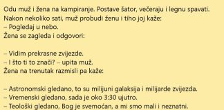 VIC DANA: Muž i žena na kampovanju
