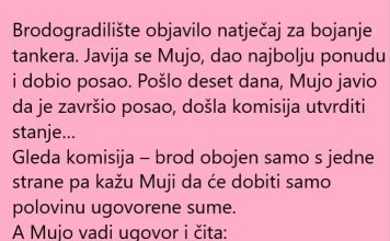 VIC DANA: Bojanje tankera