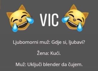 VIC DANA: Ljubomorni muž i blender