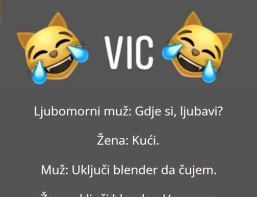 VIC DANA: Ljubomorni muž i blender
