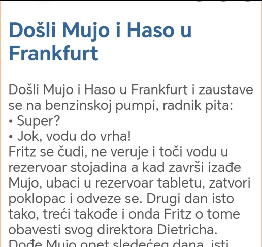 VIC DANA: Došli Mujo i Haso u Frankfurt