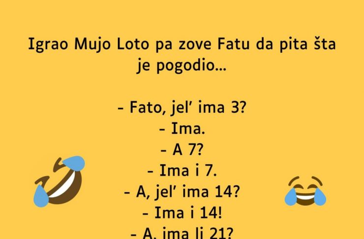 VIC DANA: Igrao Mujo loto