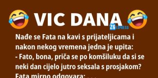VIC DANA: Cijelo jutro se…