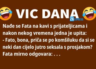 VIC DANA: Cijelo jutro se…
