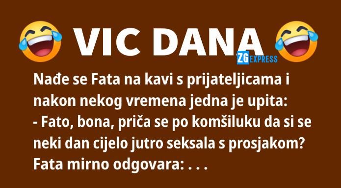 VIC DANA: Cijelo jutro se…