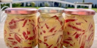 Paprike u senfu bez konzervansa: Recept za pikantnu zimnicu koja se odlično slaže uz pečenje i roštilj Paprike u senfu bez konzervansa: Recept za pikantnu zimnicu koja se odlično slaže uz pečenje i roštilj - featured image
