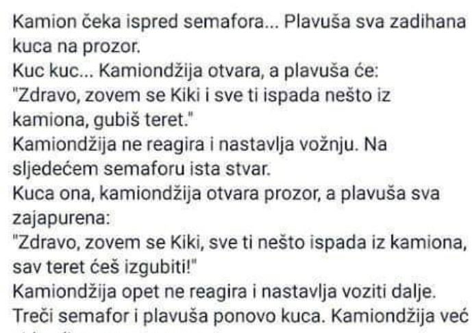 VIC DANA: Plavuša i kamiondžija