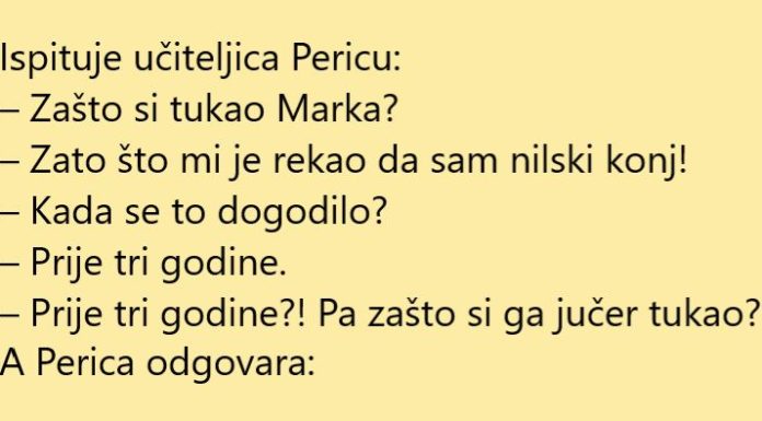 VIC DANA: Rekao mu da je nilski konj