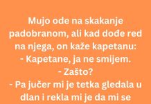 VIC DANA: Mujo skače padobranom
